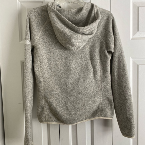The North Face quarter-zip hoodie sweatshirt size small grey color - Picture 3 of 7
